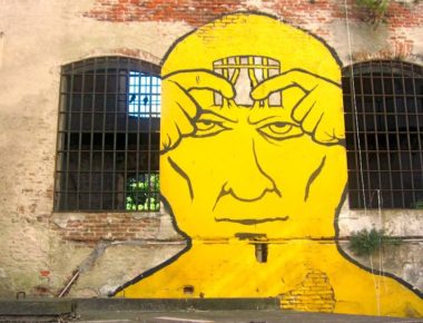 Murales sul cortile della prigione
A barrio Aguada si trova il MAC. Il museo d’arte contemporanea è molto suggestivo, soprattutto perché é ospitato in un ex carcere del XIX secolo. (Montevideo capitale dell’Uruguay)