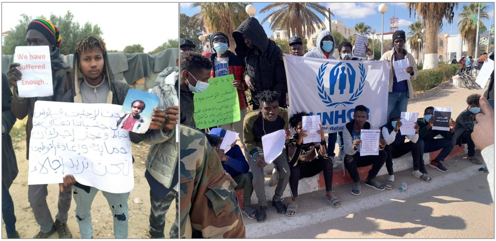 tunisia proteste unhcr