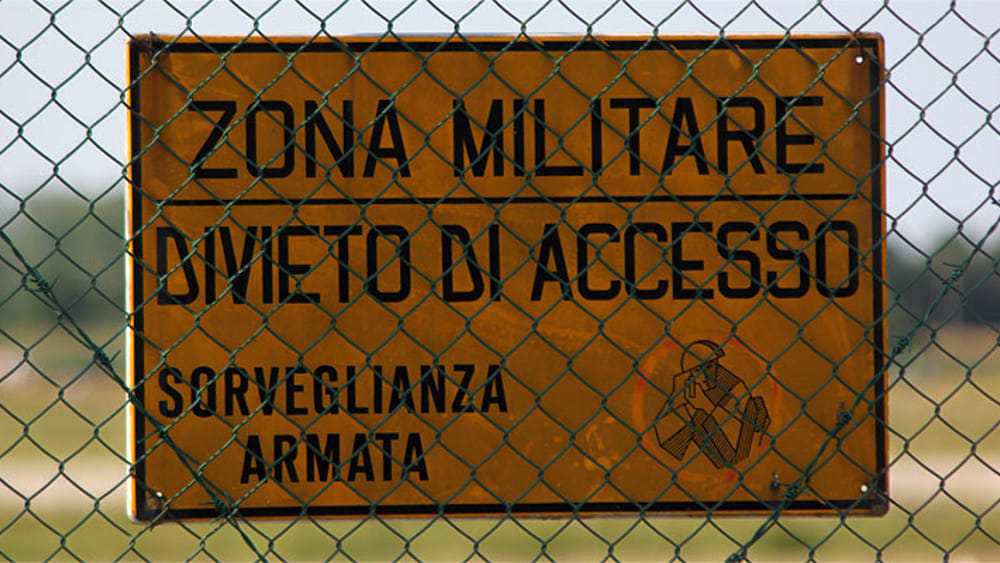 area militare