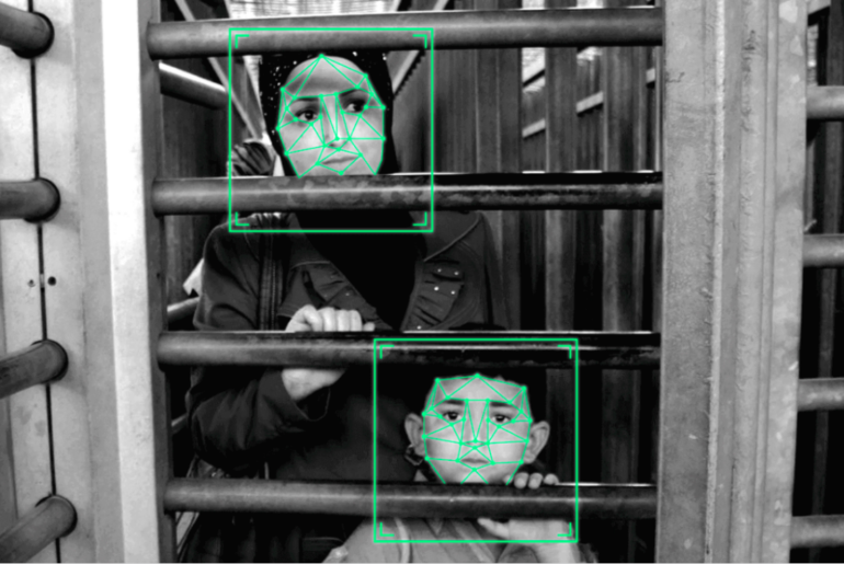 palestina controllo facciale