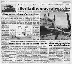 13 marzo 1987 La strage della Mecnavi